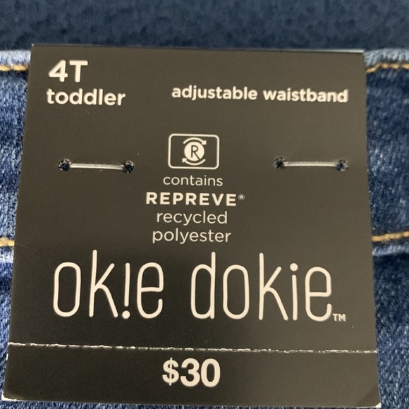 okie dokie 4T Toddler Girls Jeans - Picture 3 of 5